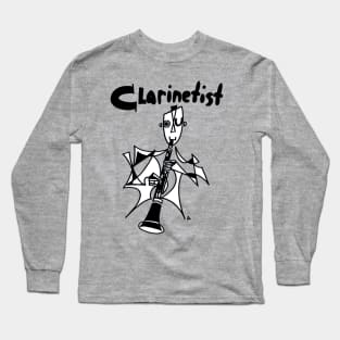 Clarinetist (Male) by Pollux Long Sleeve T-Shirt